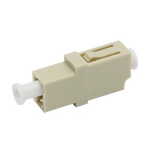 Simplex Single Mode LC MM Fiber Optic Adapter without Flange