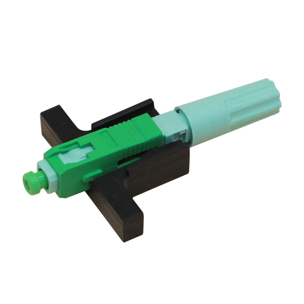 sc apc green fiber optic fast connector