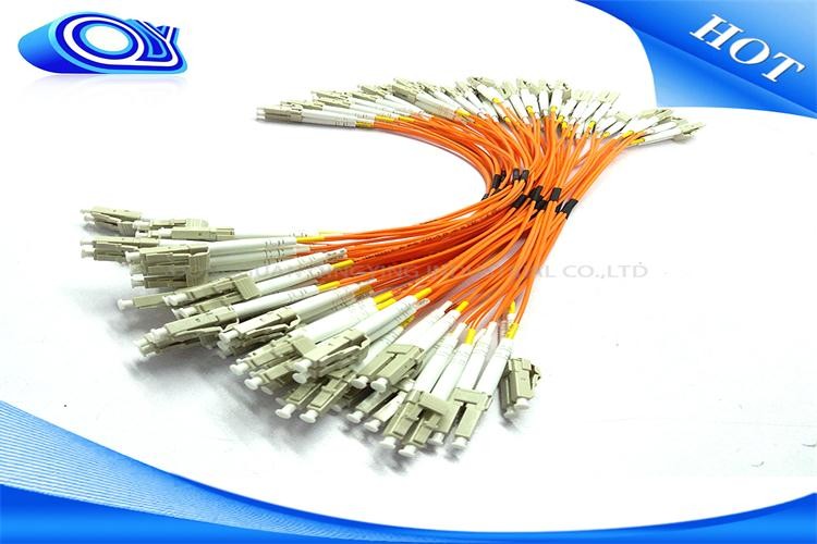 Orange OM1/OM2 1M/3M/5M Duplex Multimode LC to LC Fiber Opitc Pigtail