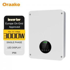 Inverter hybrid on off grid 3 kw 3KVA solar inverters 230V L-N 100A MPPT charger controller inverters