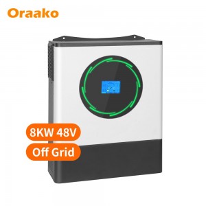support no battery work 8KW 48V 150A MPPT high voltage MPPT hybrid solar inverter