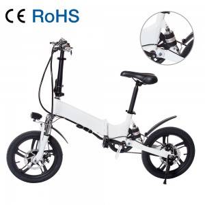 E disponueshme sedilja me pedale VB160 Biçikletë elektrike e palosshme 16 inç