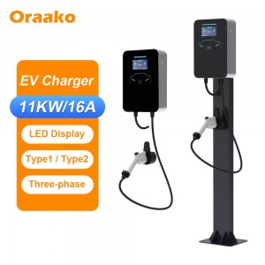 32A 7KW J1772 type 1 2 electric car E-cars Fast Quick Charger ocpp RFID APP AC DC EV charging Pile charger station Wallbox Stand
