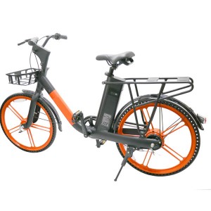 Noleggio Condivisione Professionale Localizzazione GPS Bicicletta elettrica G1 arancione