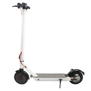 M6 Public Tooling Strong 8.5 inch White Electric Scooter