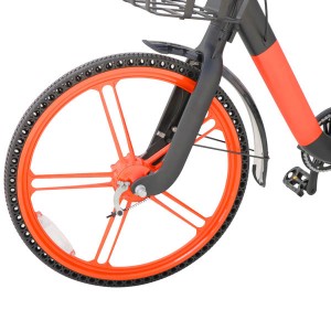Profesionalus bendrinimo nuoma GPS vieta Elektrinis dviratis G1 oranžinė