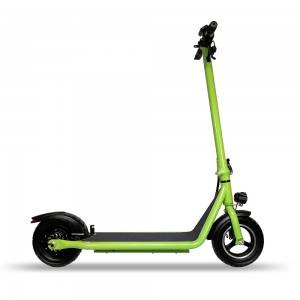 M100 Предна суспензија 10 инчен зелен електричен скутер