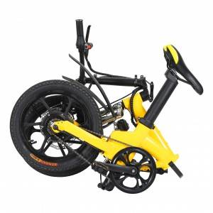 VB160 Pedal Seat අඟල් 16 Foldable Electric Bike ඇත