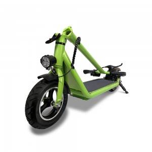 M100 Front Suspension 10 mirefy Green Electric Scooter