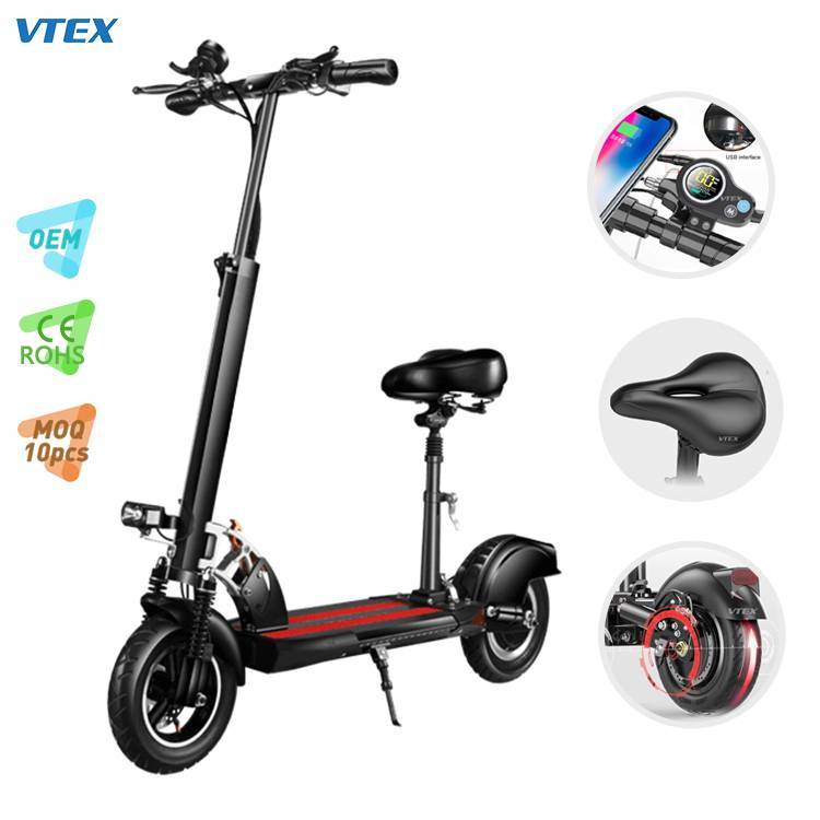 Super Purchasing for Scooter Electric Two Wheels -
 VK101 High End Dual Suspension Dual Brake 10 inch Electric Scooter – Vitek