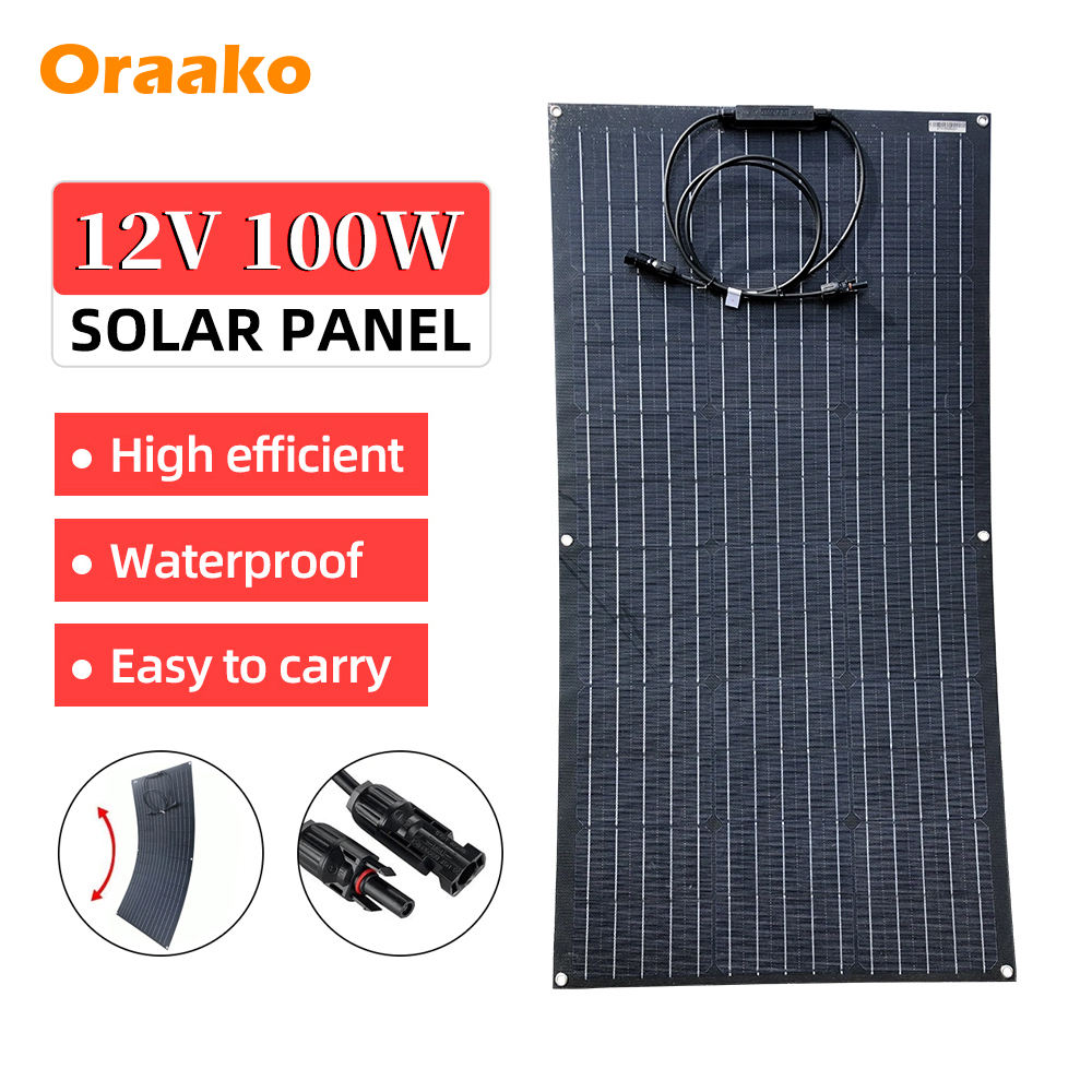 100w 200w 300w cigs etfe transparent lightweight balcony efficient thin film flexible solar panels system kit Featured Image