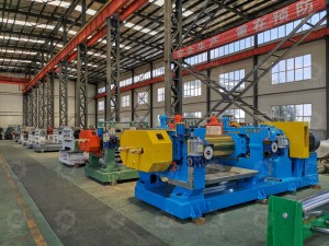 Two roll rubber mixing mill