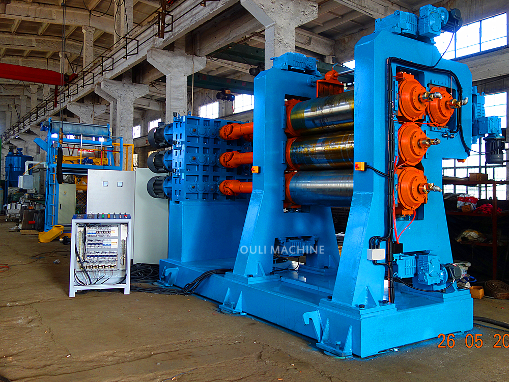 China Factory for Pvc Making Machine - 4 roll rubber calender machine – Ouli