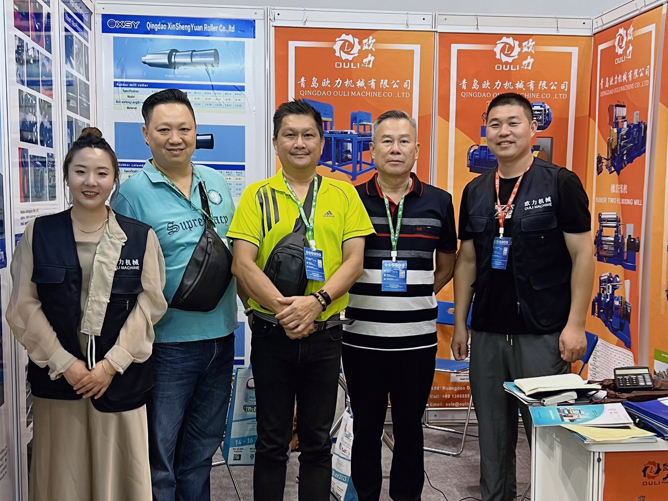 PLASTECH Vietnam 2023 ended successfully, Qingdao Ouli Machine Co., LTD exchange and negotiation with buyers from all over the world