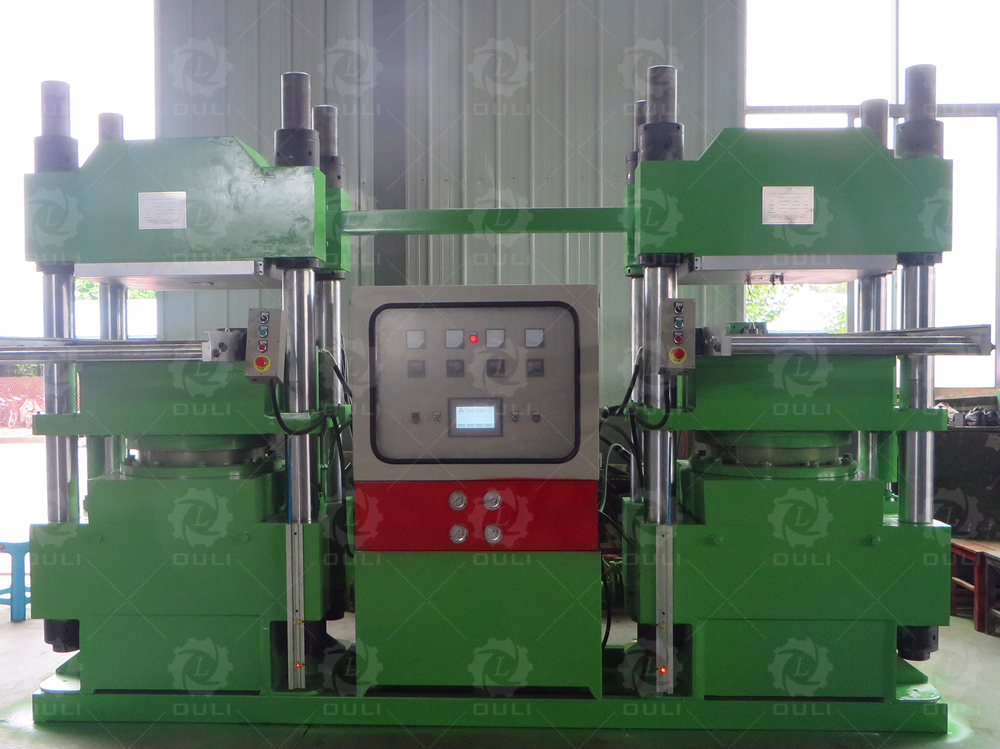 Reasonable price Chewing Gum Mixer - Double station vulcanizing press – Ouli
