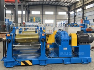 TWO ROLL RUBBER MIXING MILL