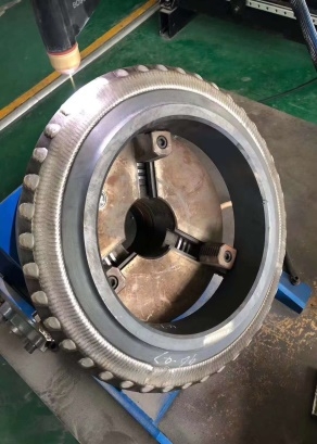 PTA welding the cutter ring in tunneling industry