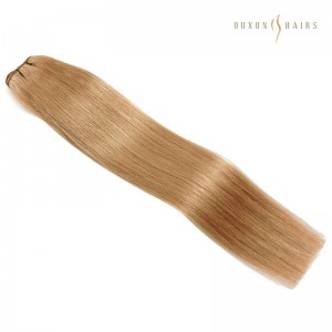 Bronzed Blonde Machine Weft Hair Extensions – 22 Inches, 100g of Human Hair