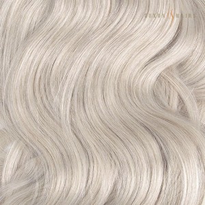 China Manufacturer Sew In Machine Weft Human Hair Virgin Bundles #60a Silver White Blonde Hair Extensions