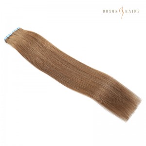 150g 22inch Double Sided Skin Weft Injected Tape in Invisible Medium Brown Hair Extension Wholesale Tape In Extensions