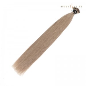 Dark Ash Blonde 20 inch Nano Ring Hair Extensions Beads Bond Tip Double Drawn Pre Bonded Single Donor Hair Wholesale
