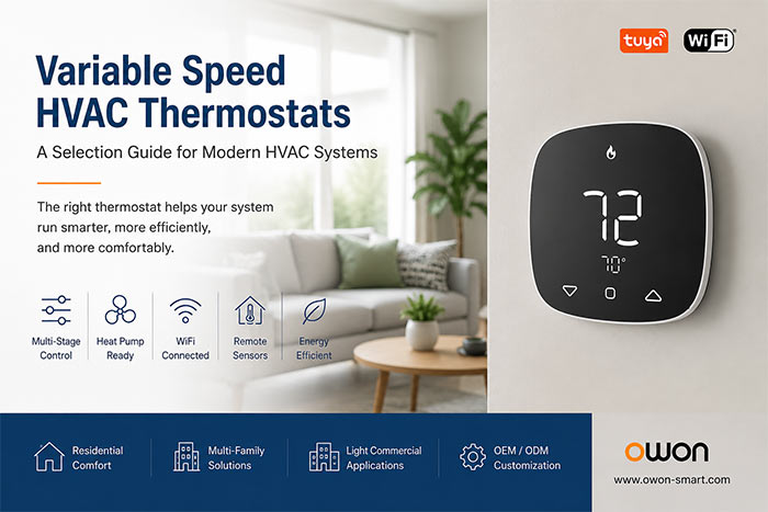 Variable Speed HVAC Thermostats: A Selection Guide for Modern HVAC Systems