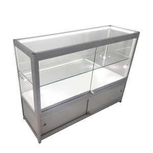 Professional China China Table Top 4 Sides Glass Door Display Upright Showcase Refrigerator Fridge with LCD Screen Yy-58f