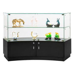 Crafts  display case with Tempered glass-6mm and 4 spot lights(warm white) | OYE