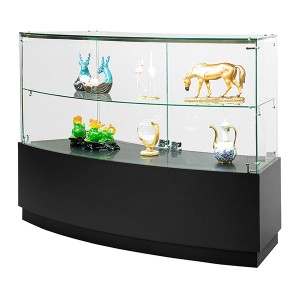 Hot selling Curved Display Cabinet for craft and drink   |  OYE