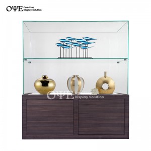 Full Vision Glass Front Display Cabinet ການຜະລິດໂຮງງານຜະລິດແລະຜູ້ສະຫນອງໃນປະເທດຈີນ IOYE