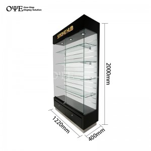 Repraesentationes & Shelves pro Smoke & Vape Store Lupum Factory I OYE