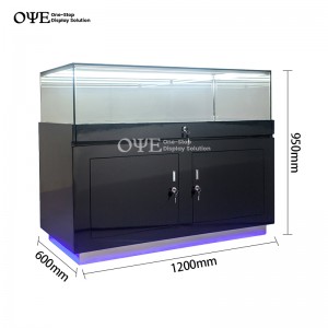 Factory Custom Made Fashionable Rectangle Lighting Jewellery Counters Suppliers I OYE