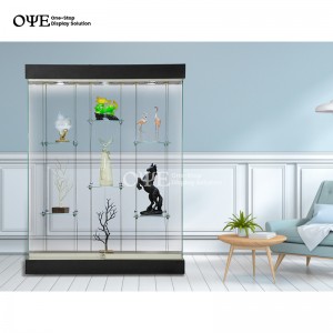 モダンなガラス製ディスプレイ キャビネットの卸売とサプライヤー I OYE