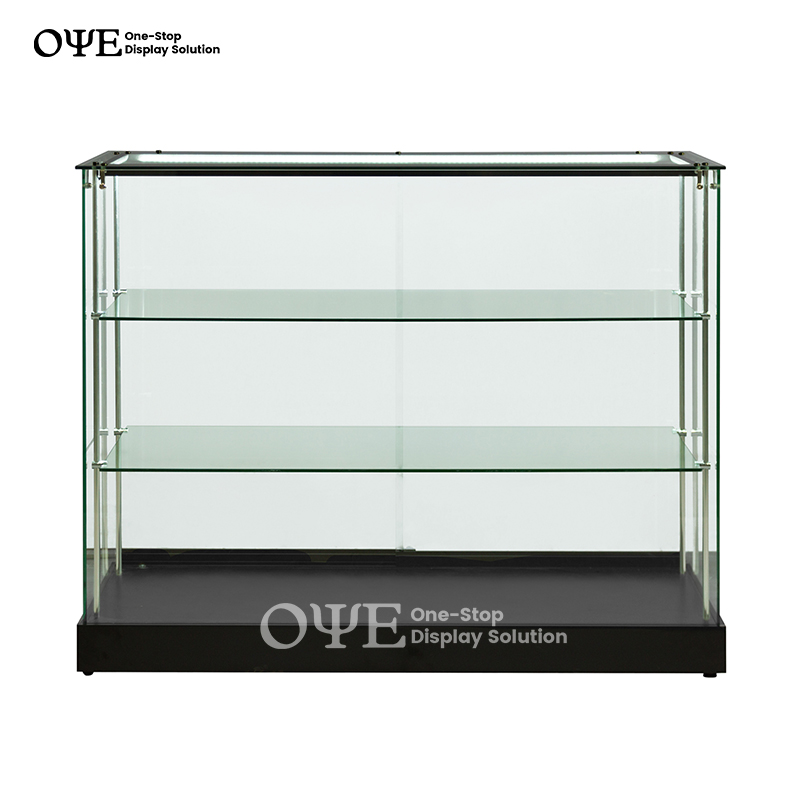 Customized Frameless Glass Display Case I OYE  
