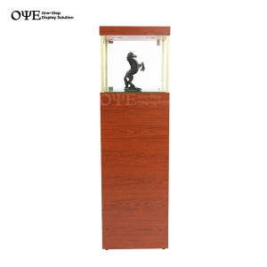 Cheap square pedestal display showcases wholesale China&suppilers IOYE