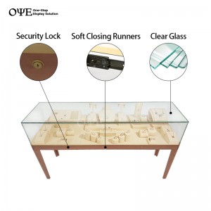Factory glass Jewelry Display case China Manufacturers&Suppliers  | OYE