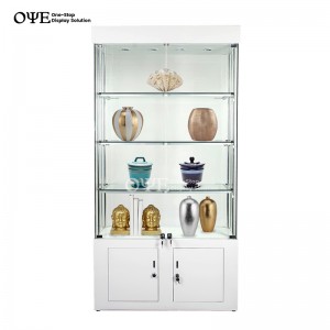 Wholesale Glass Showcase Display Cabinet Lockable China Factory & Supplier IOYE