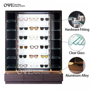 შუშის ვიტრინა სათვალეებისთვის Manufacturers&Suppliers |OYE