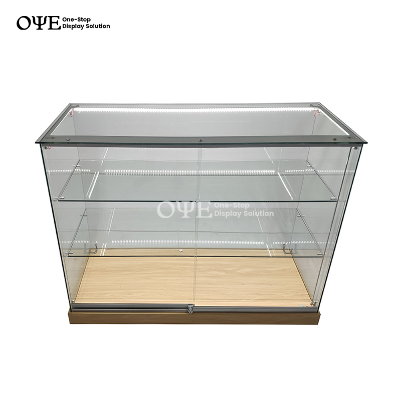 China Retail Showcases For With 2, Wooden Display Cabinet Retail