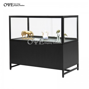 Retail display cabinets for sale with lockable sliding doors  |  OYE