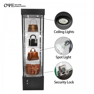 Custom Store showcase display with Locking door Manufacturers&Suppliers   |  OYE