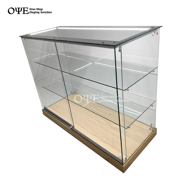 https://www.oyeshowcases.com/retail-showcases-for-sale-with-2-adjustable-maple-wood-oye-product/