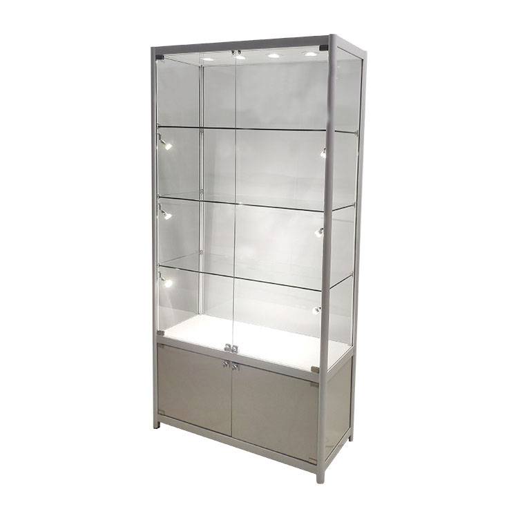 2021 Good Quality Ancient Coin Display Case - Collectors cabinet display case with  Three 7.1mm adjustable glass shelves  |  OYE – OYE detail pictures