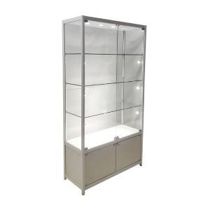 Collectors cabinet display case with  Three 7.1mm adjustable glass shelves  |  OYE