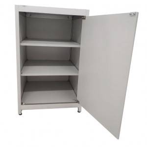 Commercial glass display case with Two wooden shelves for the cupboard  |  OYE