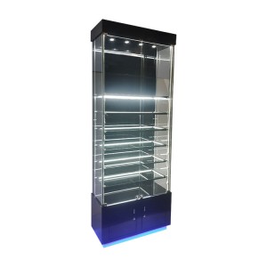 Jewelry glass display case with 6 glass shelves...