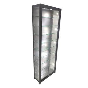 Trophy display case ideas with 9 shelves,12 led lights  |  OYE