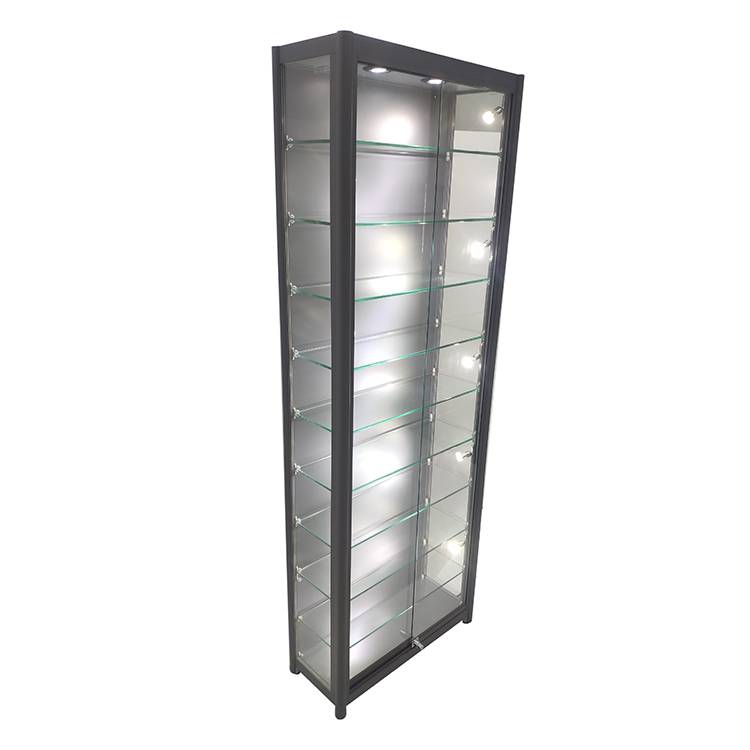 China wholesale Display Case Trophy - Trophy display case ideas with 9 shelves,12 led lights  |  OYE  – OYE detail pictures