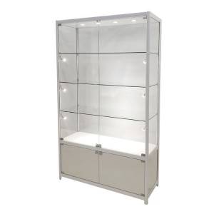 Museum display case lighting with Three 7.1mm adjustable glass shelves  |  OYE