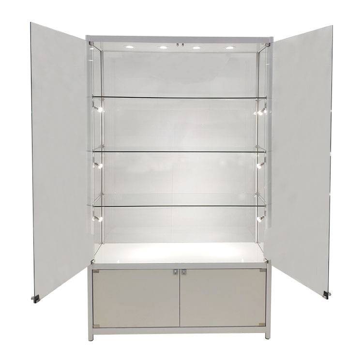 2021 Good Quality Museum Quality Display Cases - Museum display case lighting with Three 7.1mm adjustable glass shelves  |  OYE – OYE